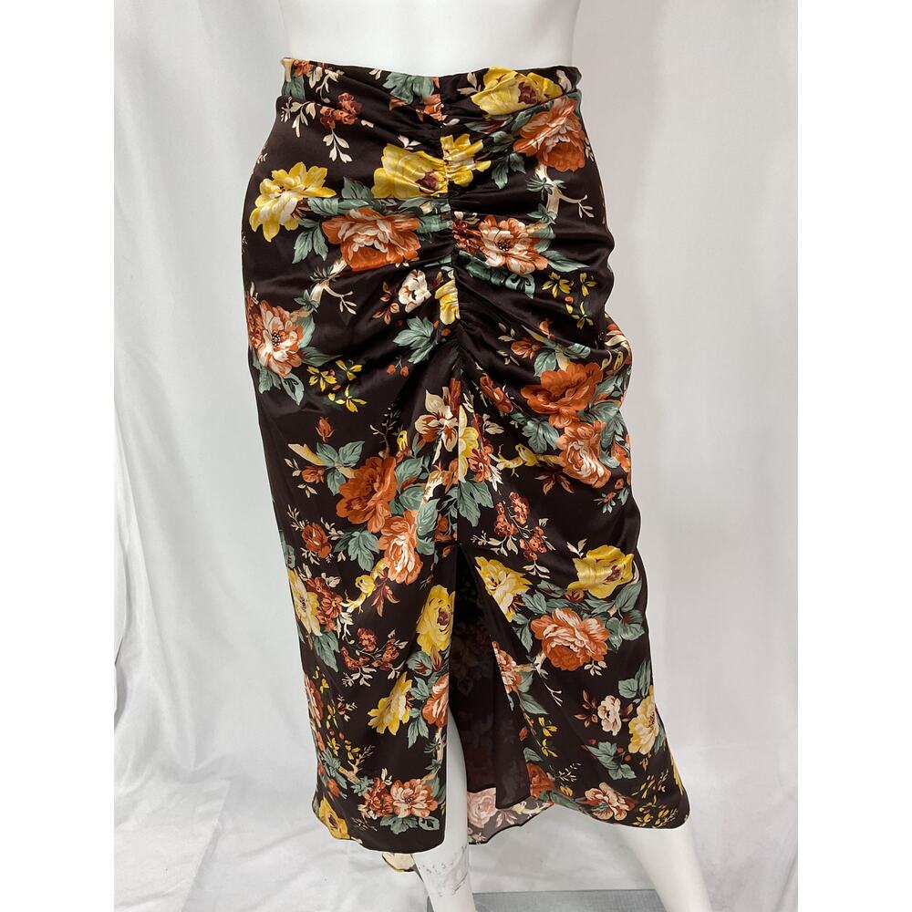 Veronica Beard 'Pixie' Black Asymmetric Floral Pr… - image 2